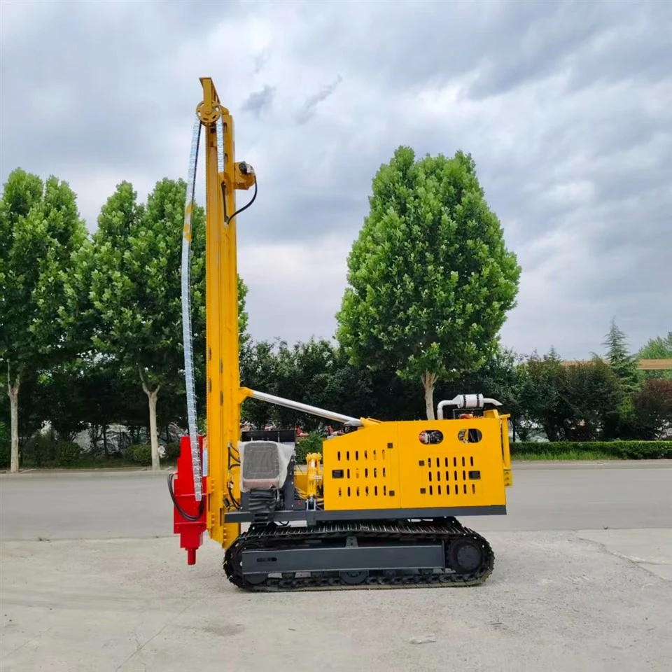 Crawler Pile Driver For Solar Photovoltaic Power Station factory